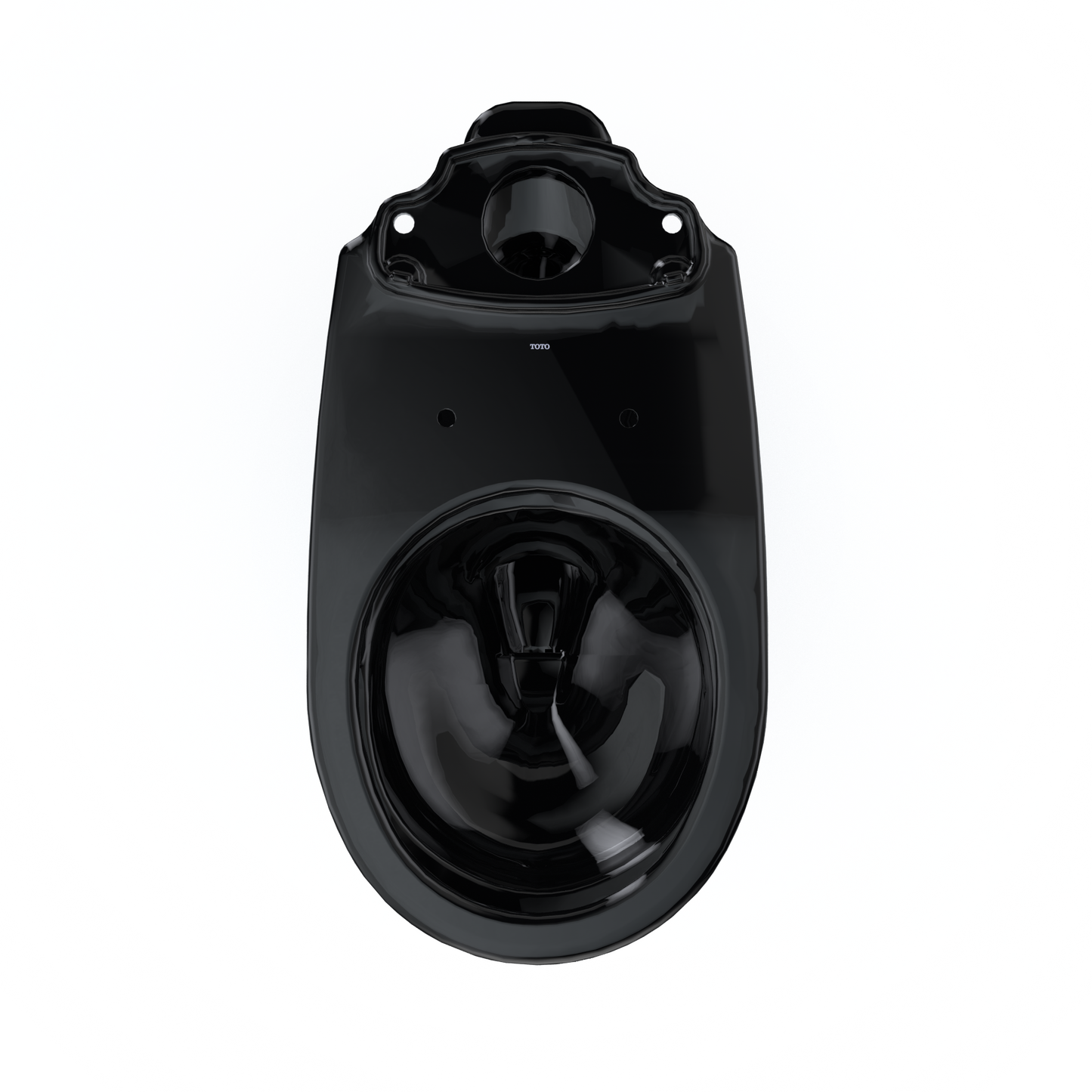 TOTO C775CEF#51 Drake Round Tornado Flush Toilet Bowl - Ebony