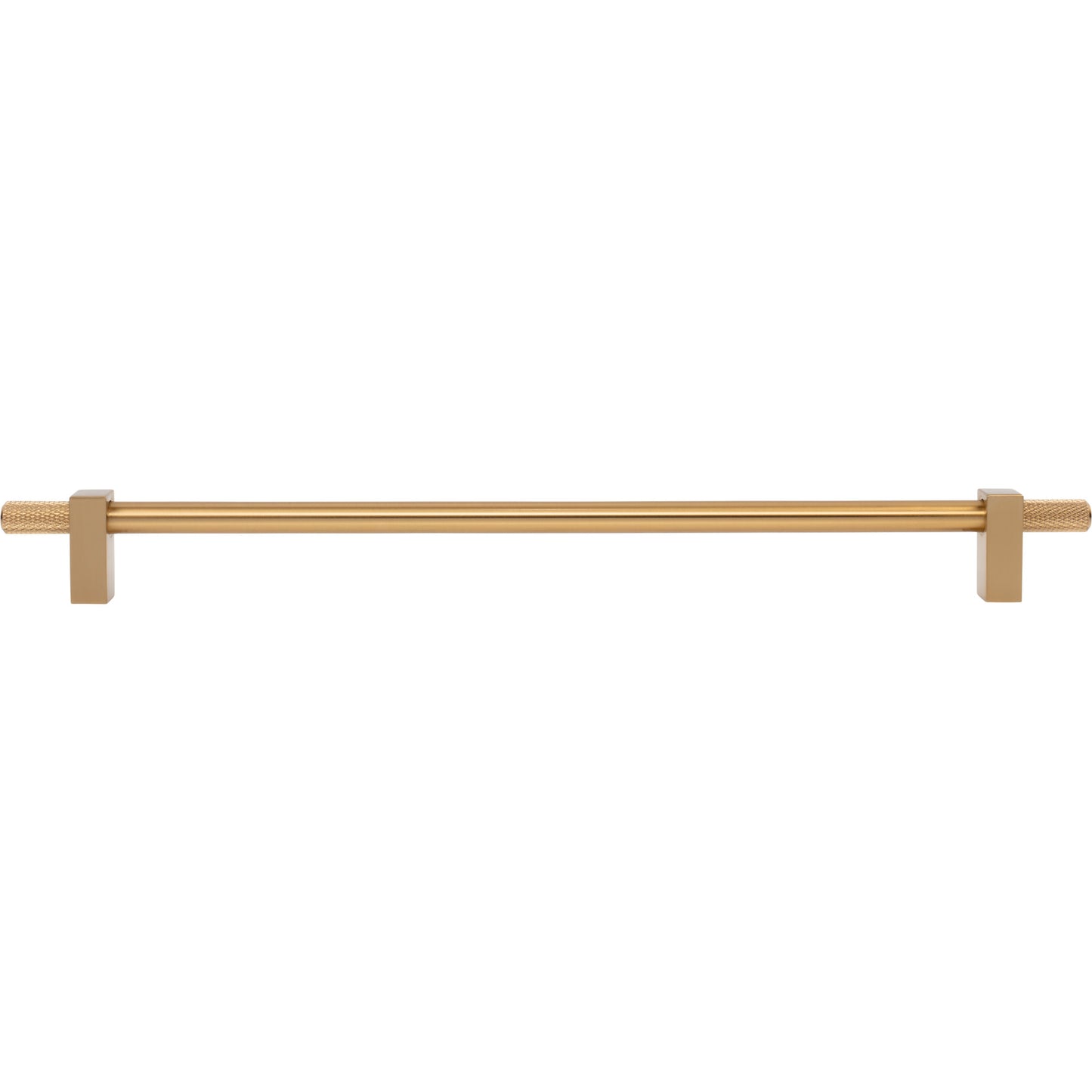 JEFFREY ALEXANDER 698-305SBZ Larkin Knurled Ends 305 mm Center-to-Center Bar Pull - Satin Bronze