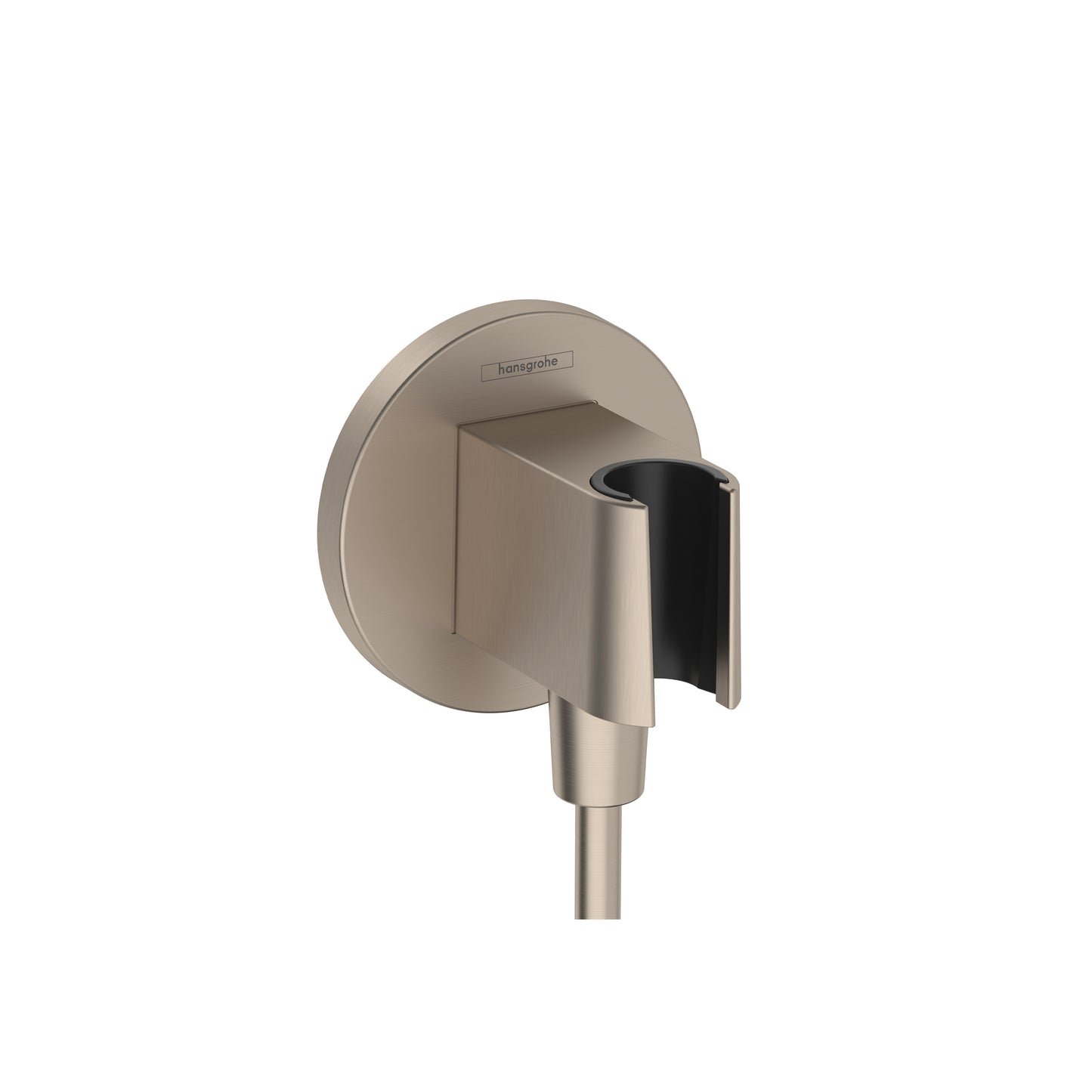 HANSGROHE 26888821 FixFit S Wall Outlet with Handshower Holder in Brushed Nickel