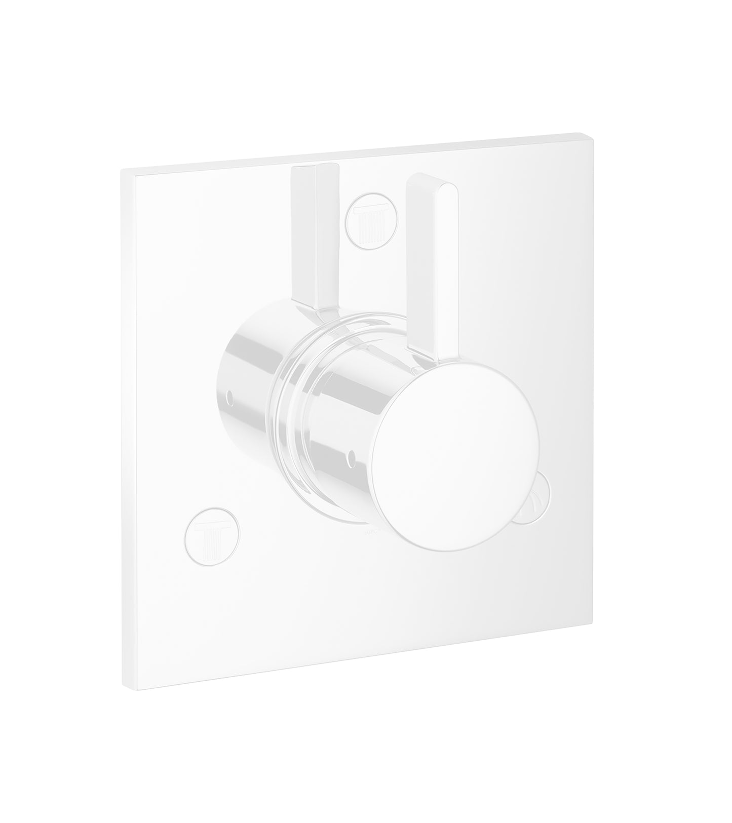 HANSGROHE 04880700 Ecostat Diverter Trim Square Trio/Quattro - Matte White