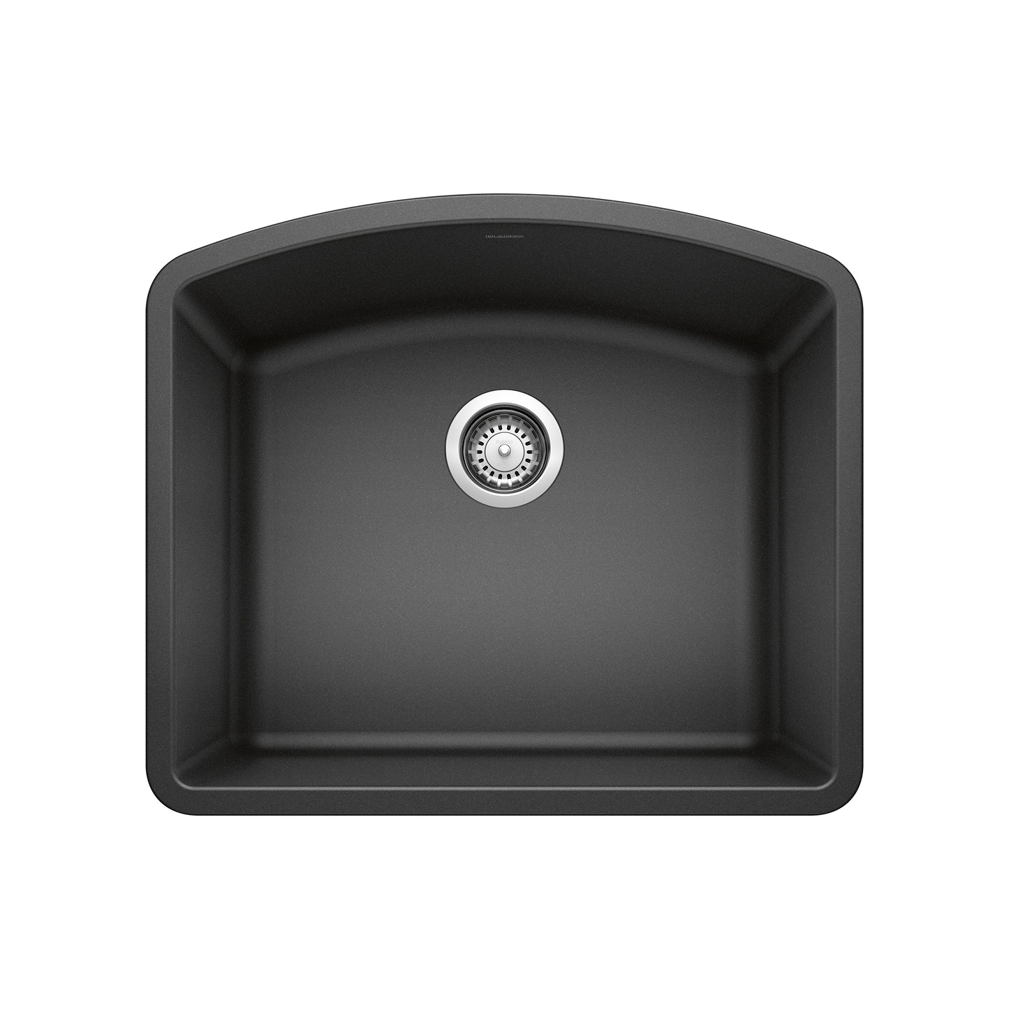 BLANCO 440174 Diamond Diamond SILGRANIT 24" Single Bowl Undermount Kitchen Sink - Anthracite in Anthracite