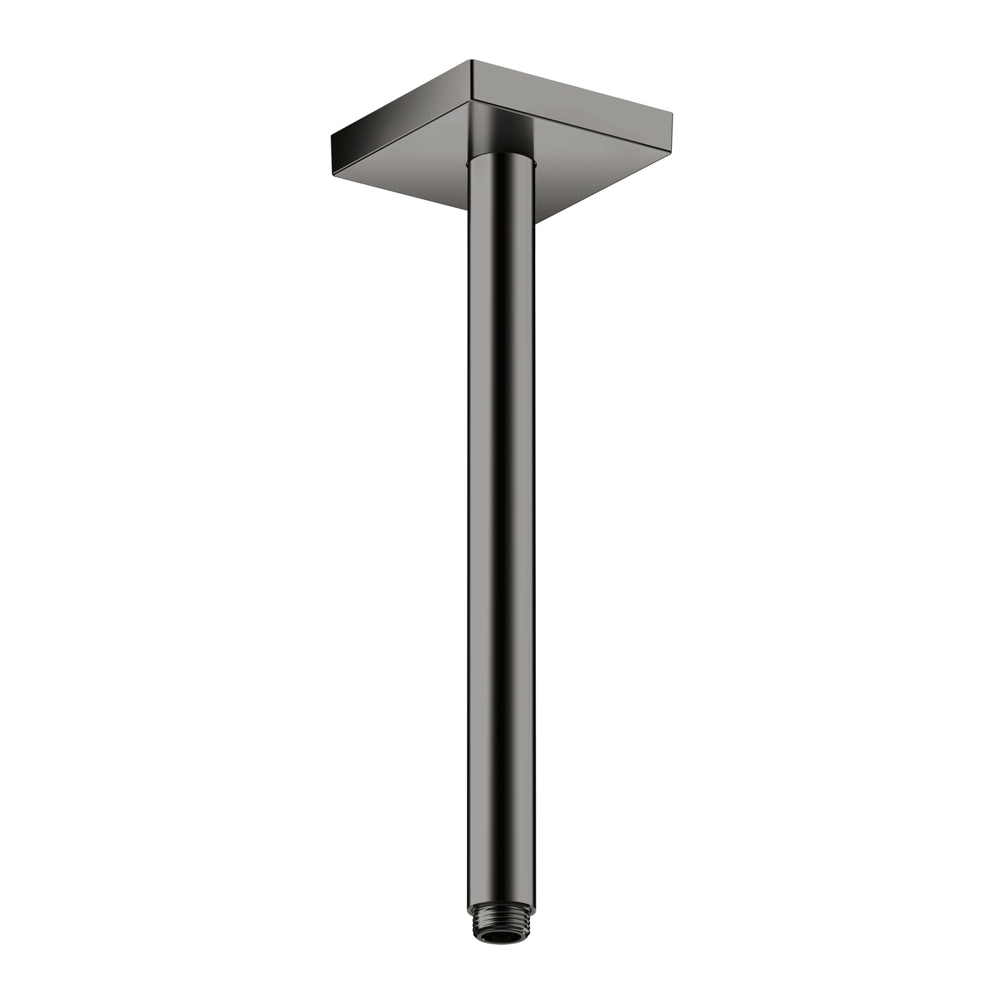 AXOR 26438331 ShowerSolutions Extension Pipe for Ceiling Mount Square, 12" - Polished Black Chrome