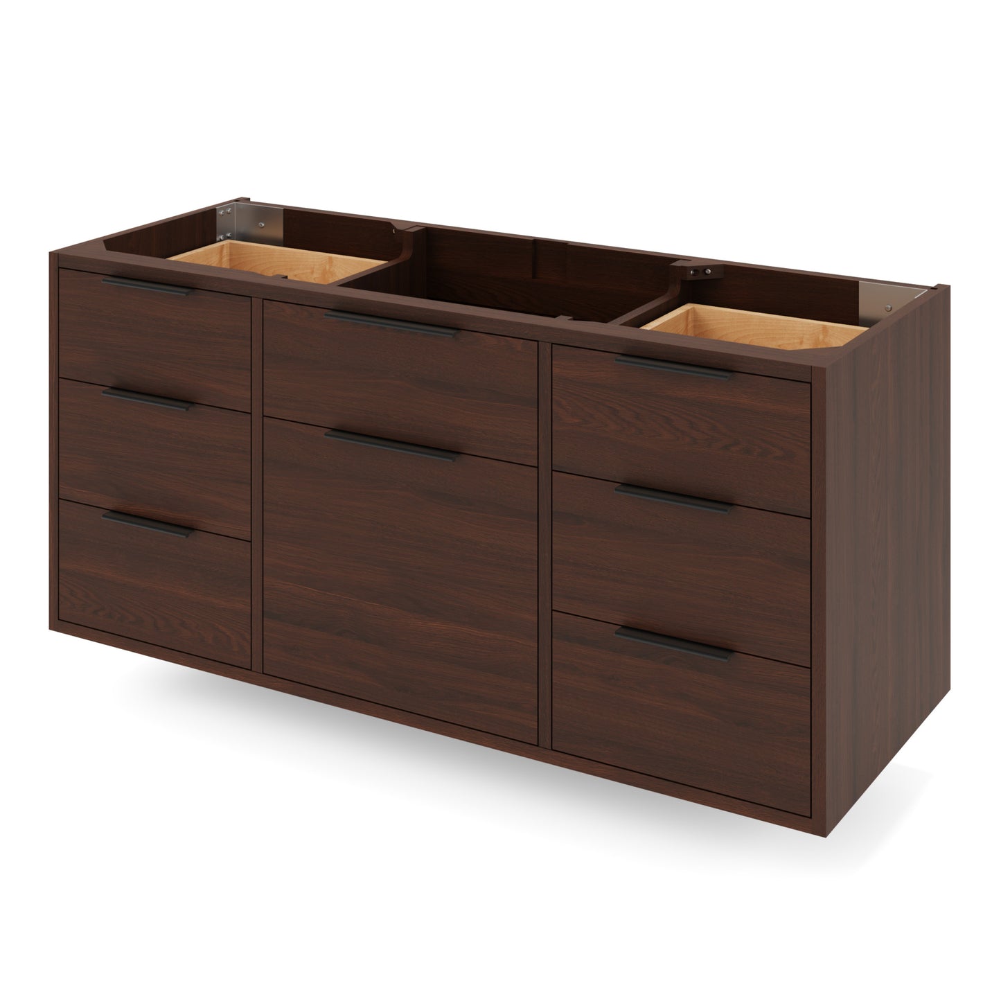 JEFFREY ALEXANDER VN2GAR-48-DW-NT 48" Dark Walnut Gardner Vanity - Dark Walnut