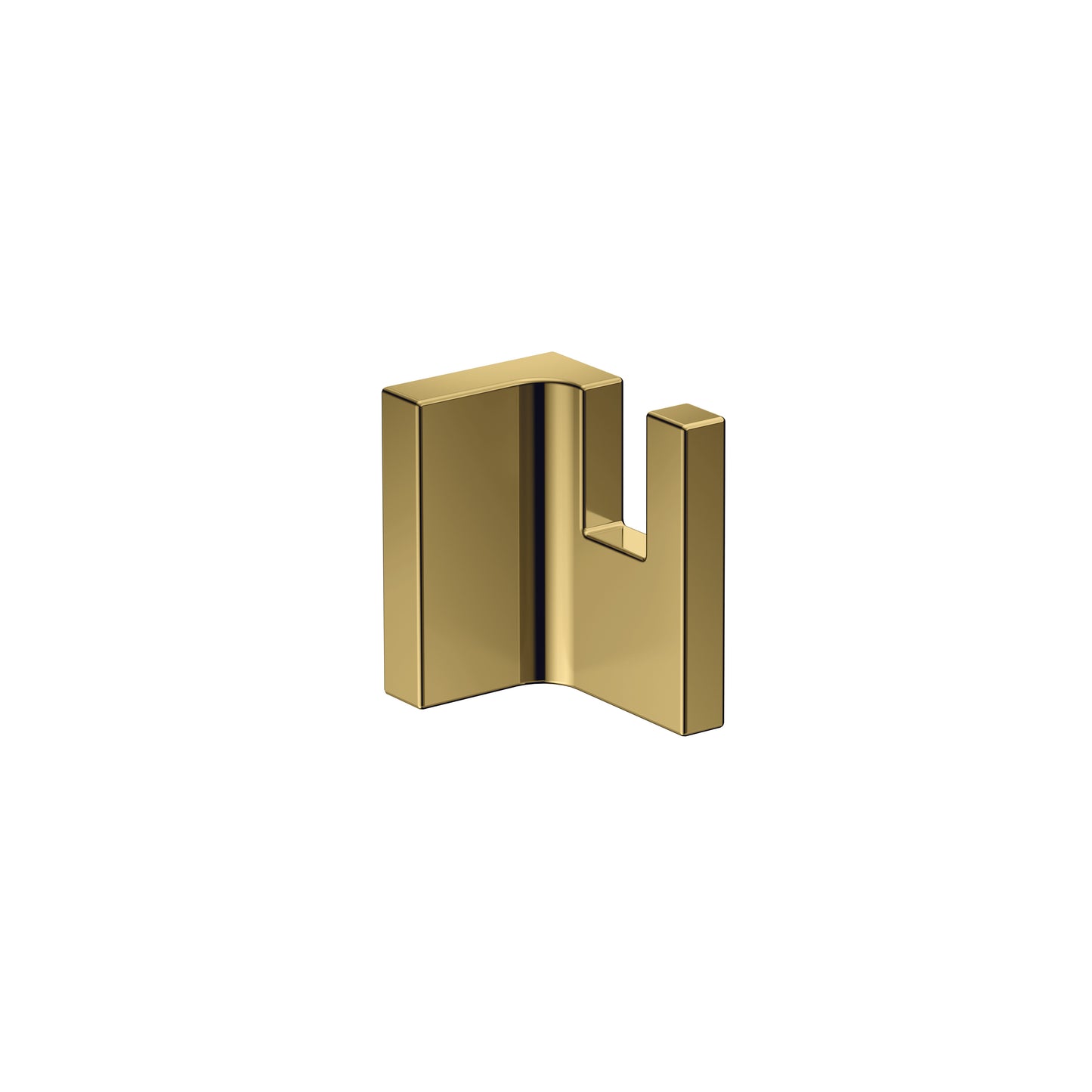 AXOR Universal Rectangular Towel Hook in Polished Gold Optic