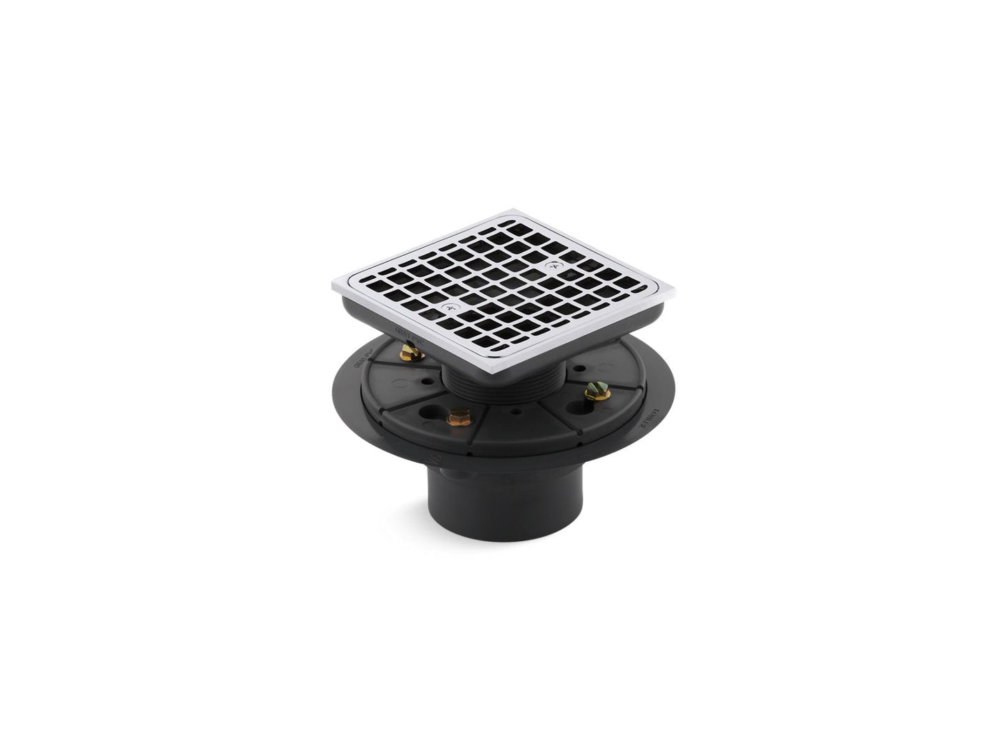 KOHLER K-9136-TT Clearflo Square design tile-in shower drain - Vibrant Titanium