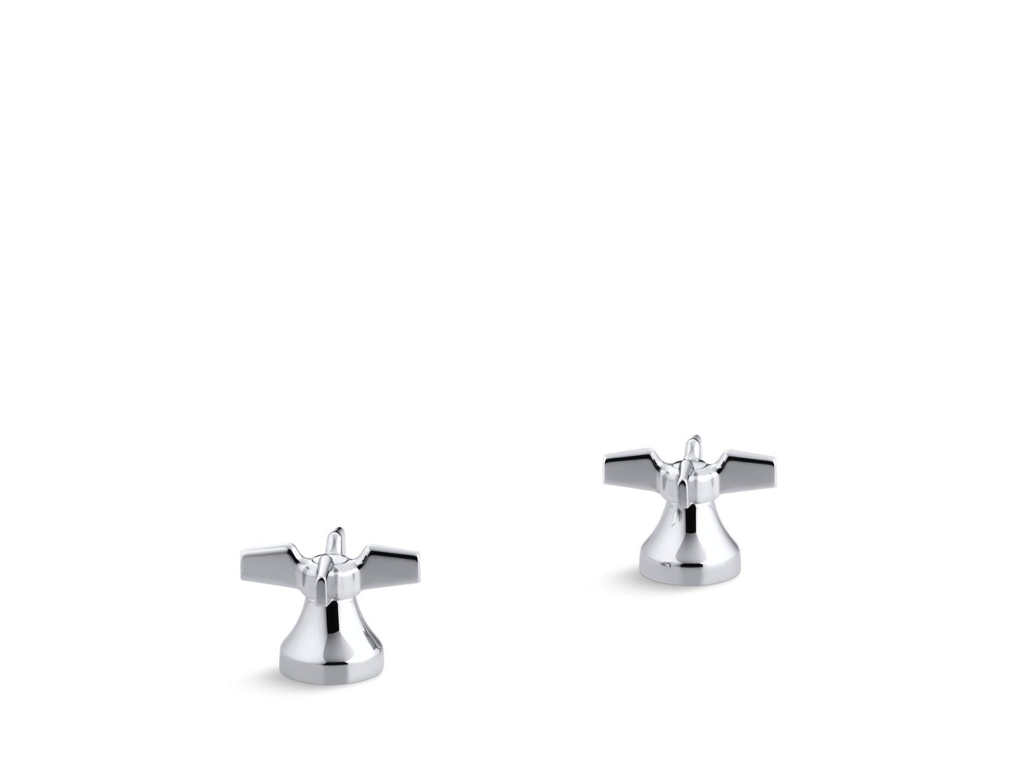 KOHLER Triton Cross handles for widespread base faucet - Polished Chrome, K-16012-3-CP