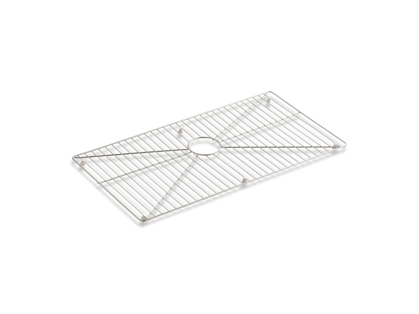 KOHLER K-6474-ST Vault Stainless steel sink rack, 32" x 16-11/16" for 36" single-bowl apron-front sink - Stainless Steel