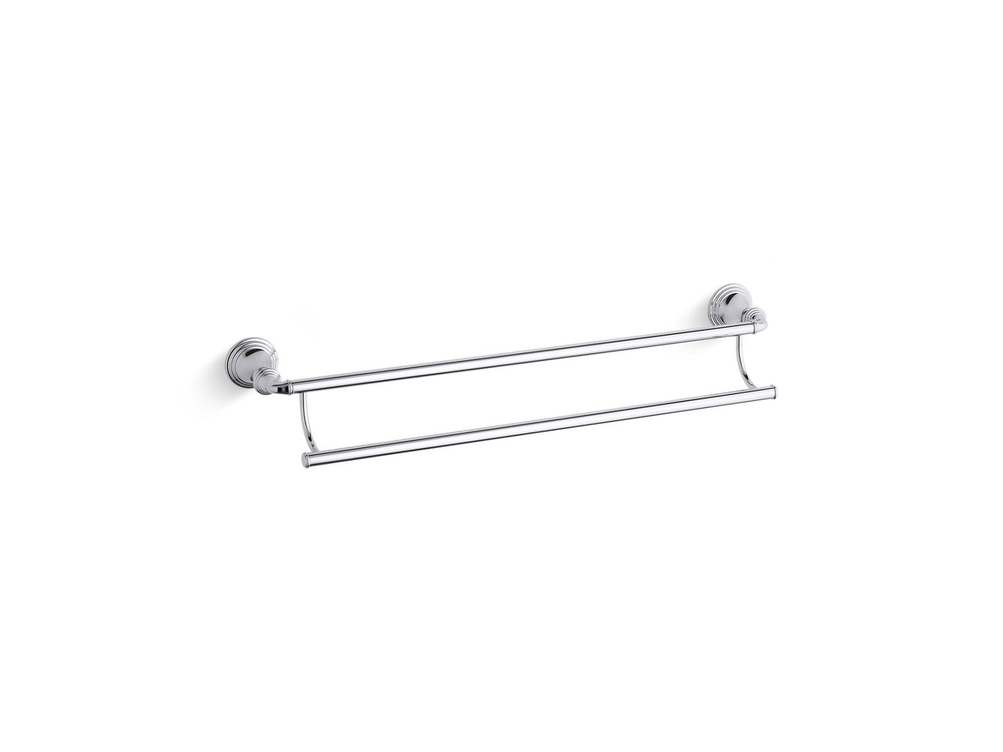 KOHLER K-10553-CP Devonshire 24" Double Towel Bar In Polished Chrome