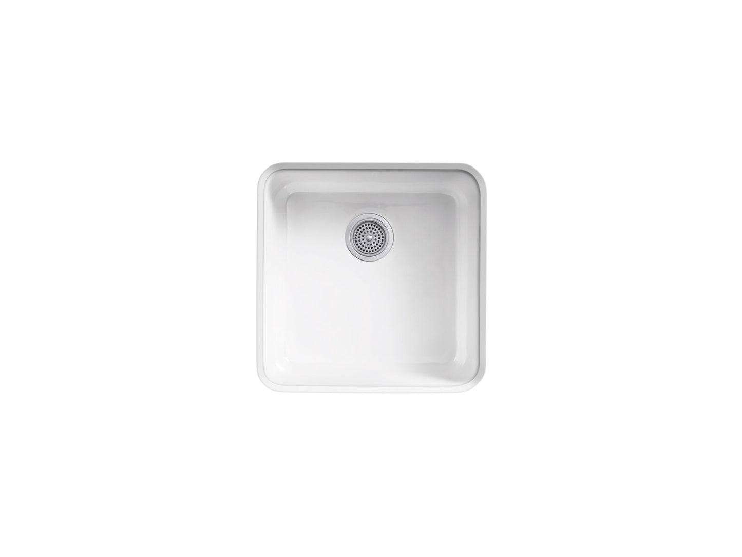 KOHLER K-6587-96 Iron/Tones 21" top-/undermount single-bowl bar sink - Biscuit