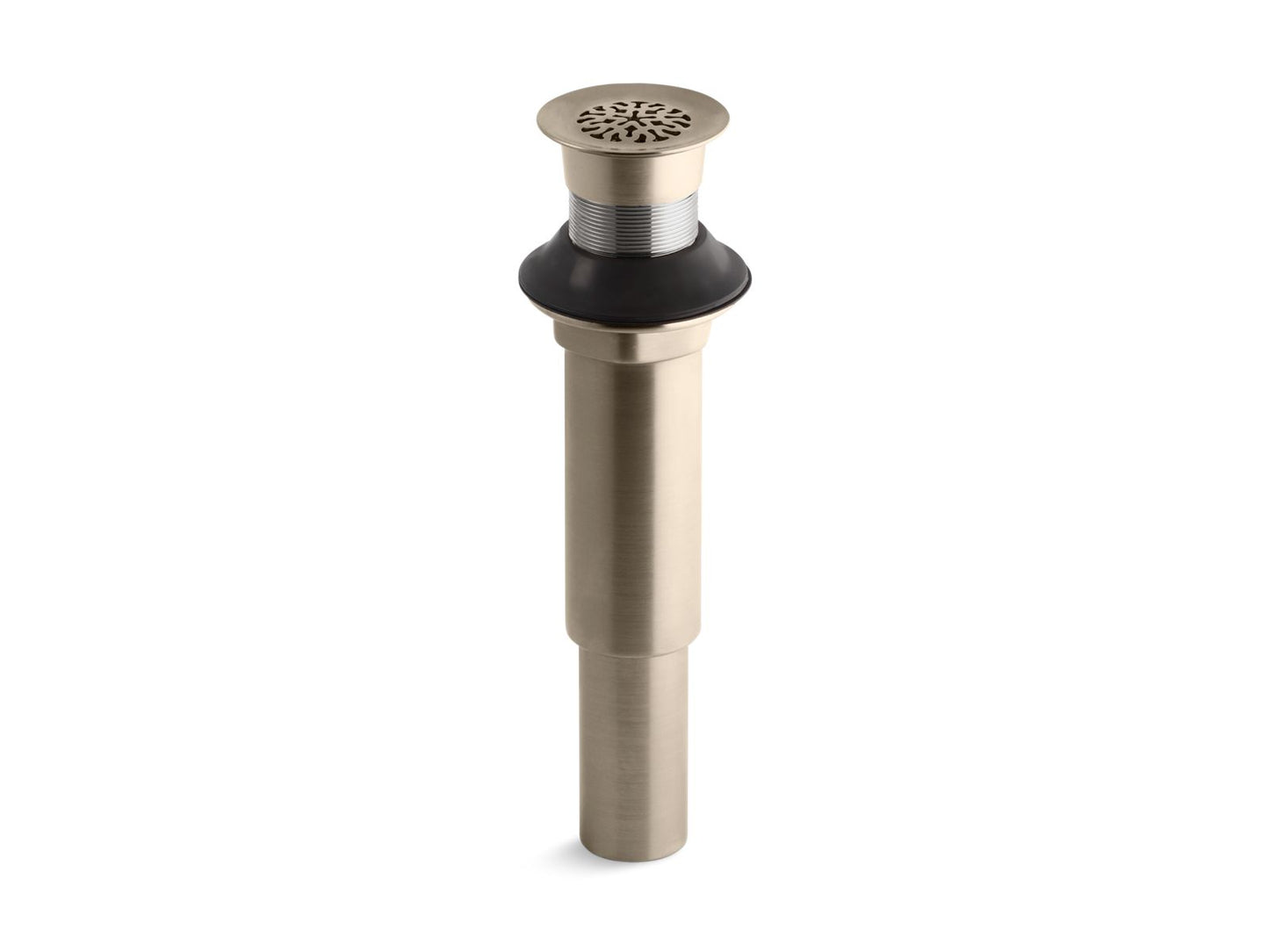 KOHLER K-7108-BV Decorative grid drain without overflow - Vibrant Brushed Bronze