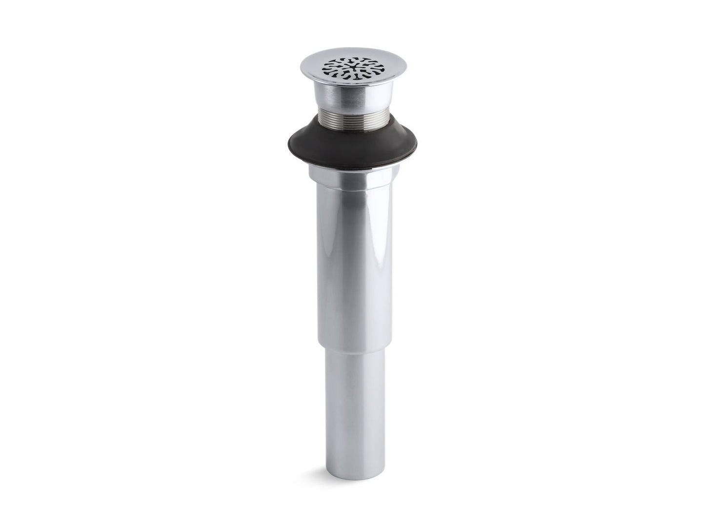 KOHLER K-7108-CP Decorative grid drain without overflow - Polished Chrome
