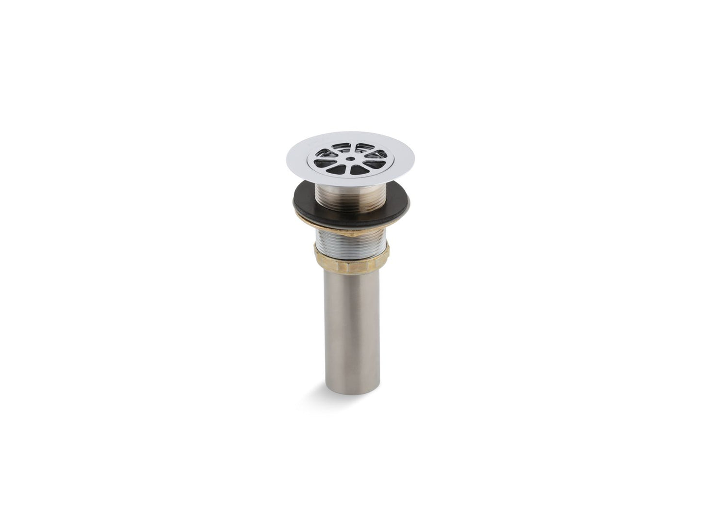 KOHLER K-9115-CP Sink strainer with 1-1/2" tailpiece - Polished Chrome