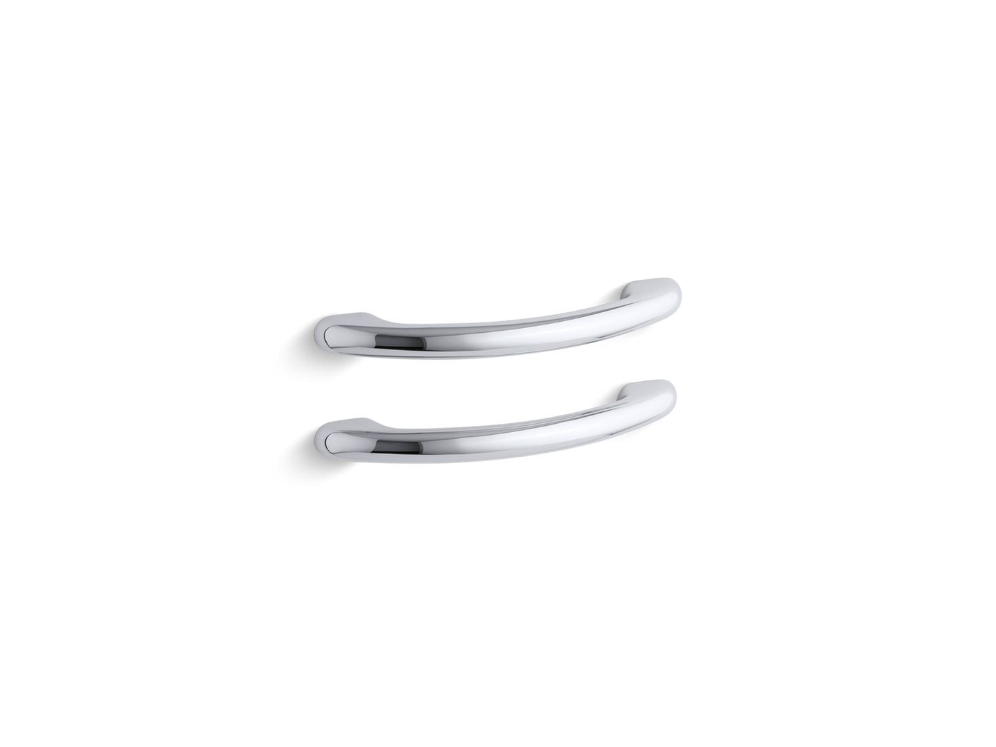 KOHLER Grab bars for whirlpool baths with Spa/Massage package - Polished Chrome, K-9653-CP