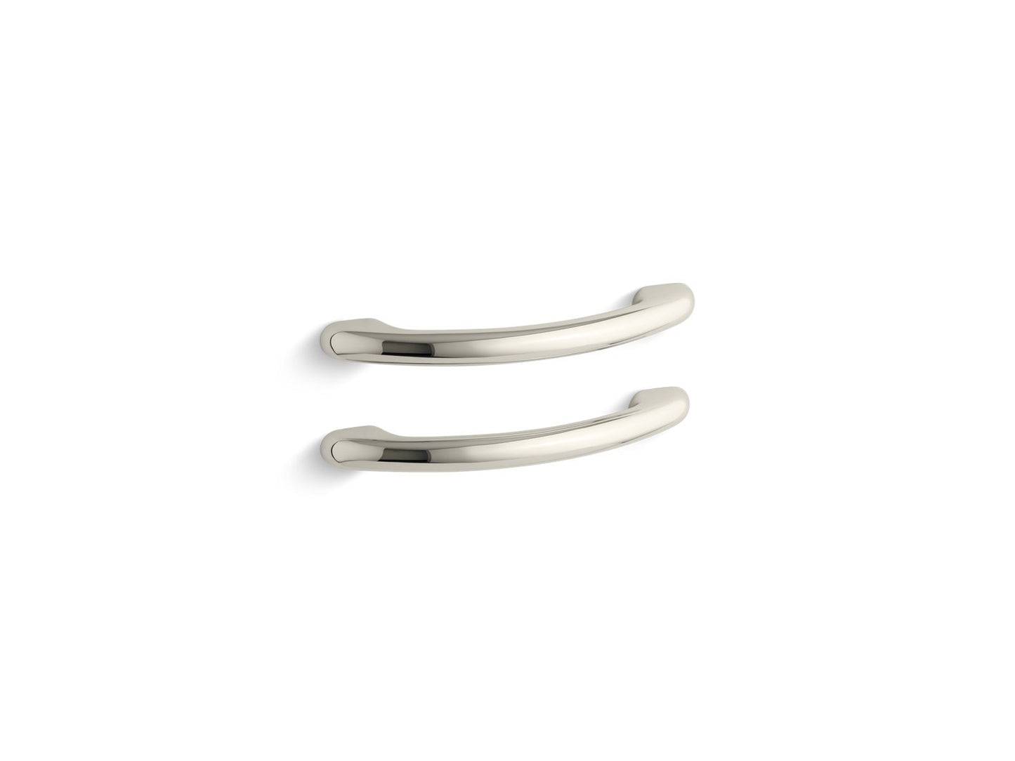KOHLER K-9653-SN Grab bars for whirlpool baths with Spa/Massage package - Vibrant Polished Nickel
