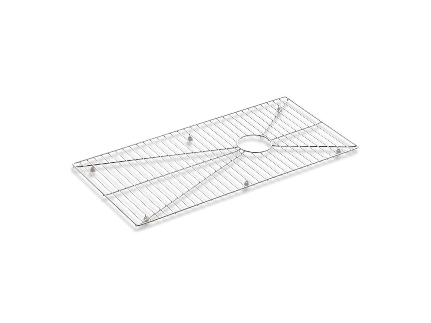 KOHLER K-6233-ST Stages Stainless steel sink rack, 30-31/32" x 15-1/16" for Stages 45" kitchen sink - Stainless Steel