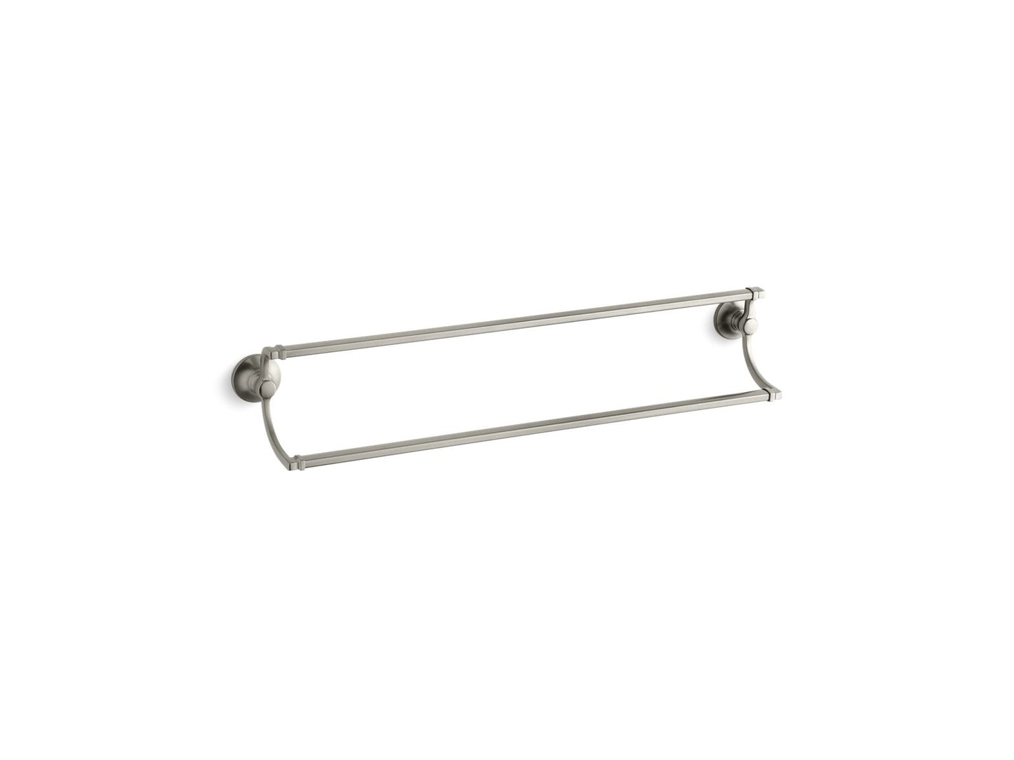 KOHLER K-11413-BN Bancroft 24" Double Towel Bar In Vibrant Brushed Nickel