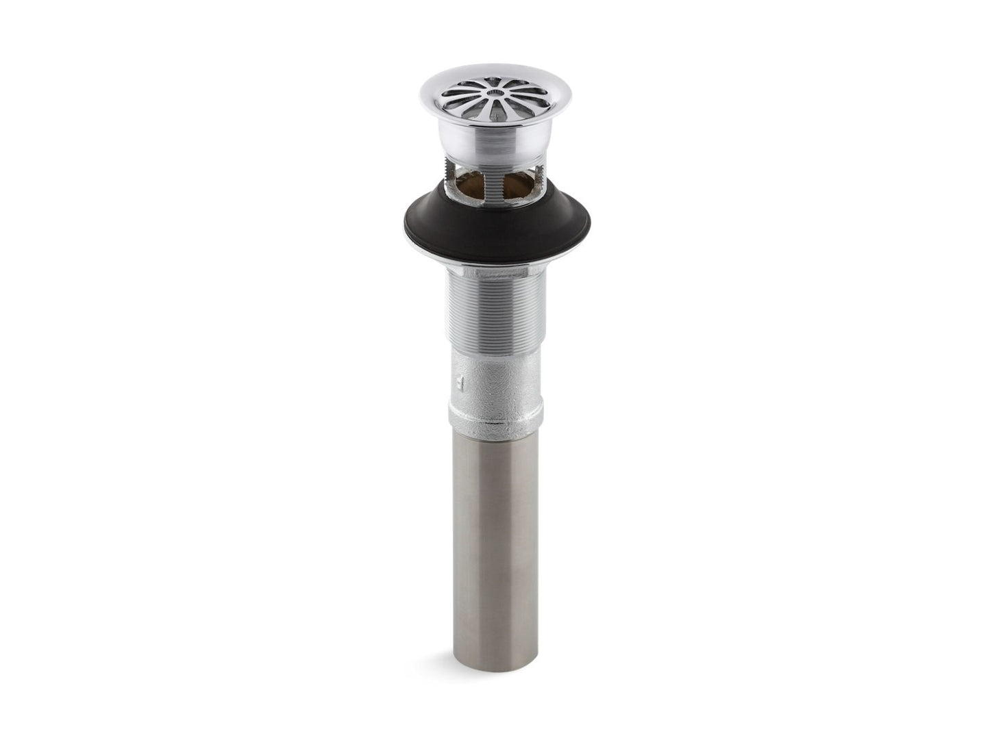 KOHLER K-7129-A-VS Bathroom sink grid drain with overflow - Vibrant Stainless