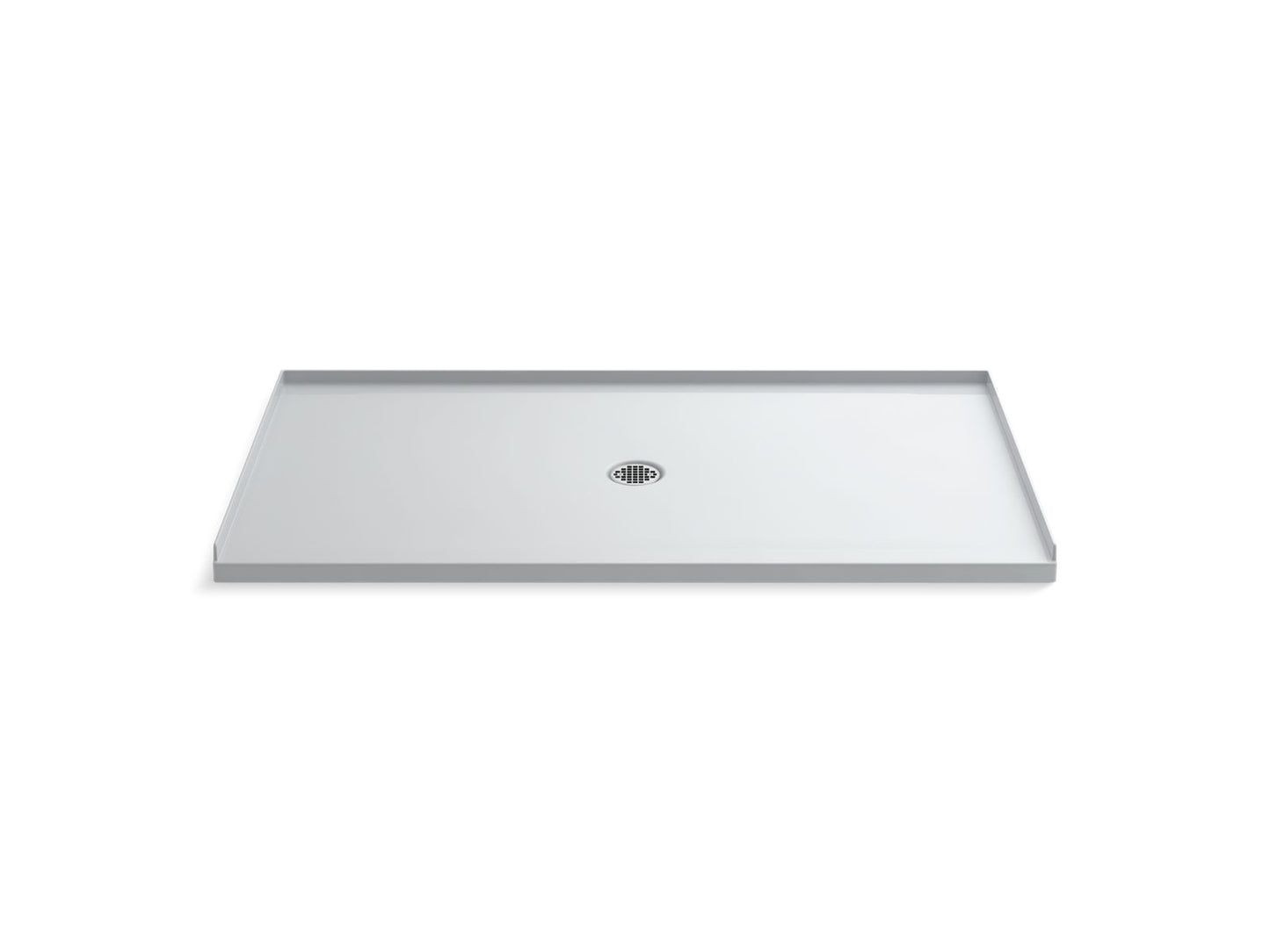 KOHLER K-1938-0 Ballast 66" x 36" alcove shower base, center drain - White