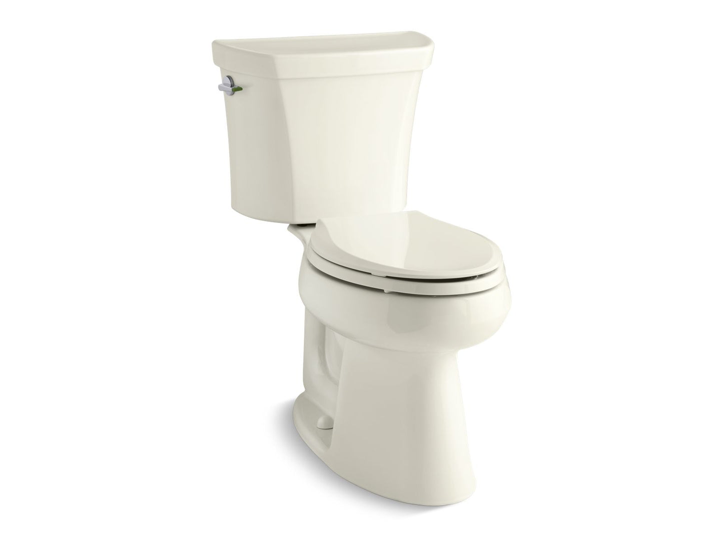 KOHLER Highline Two-piece elongated toilet, dual-flush - Biscuit, K-6393-96