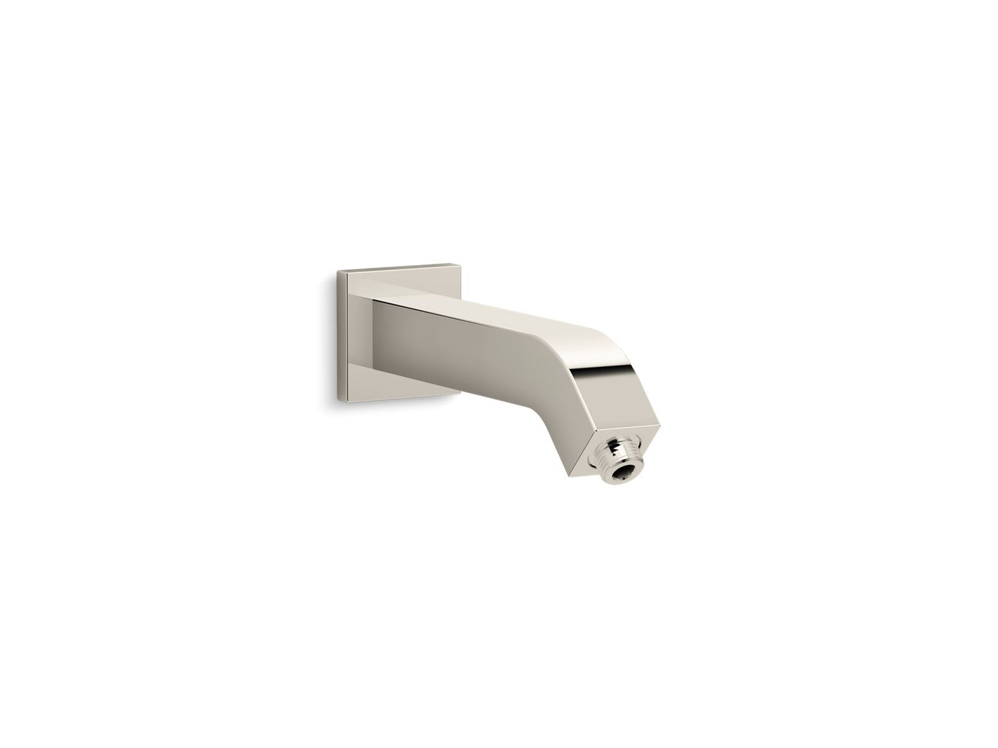 KOHLER K-99690-SN Loure Shower Arm And Flange In Vibrant Polished Nickel