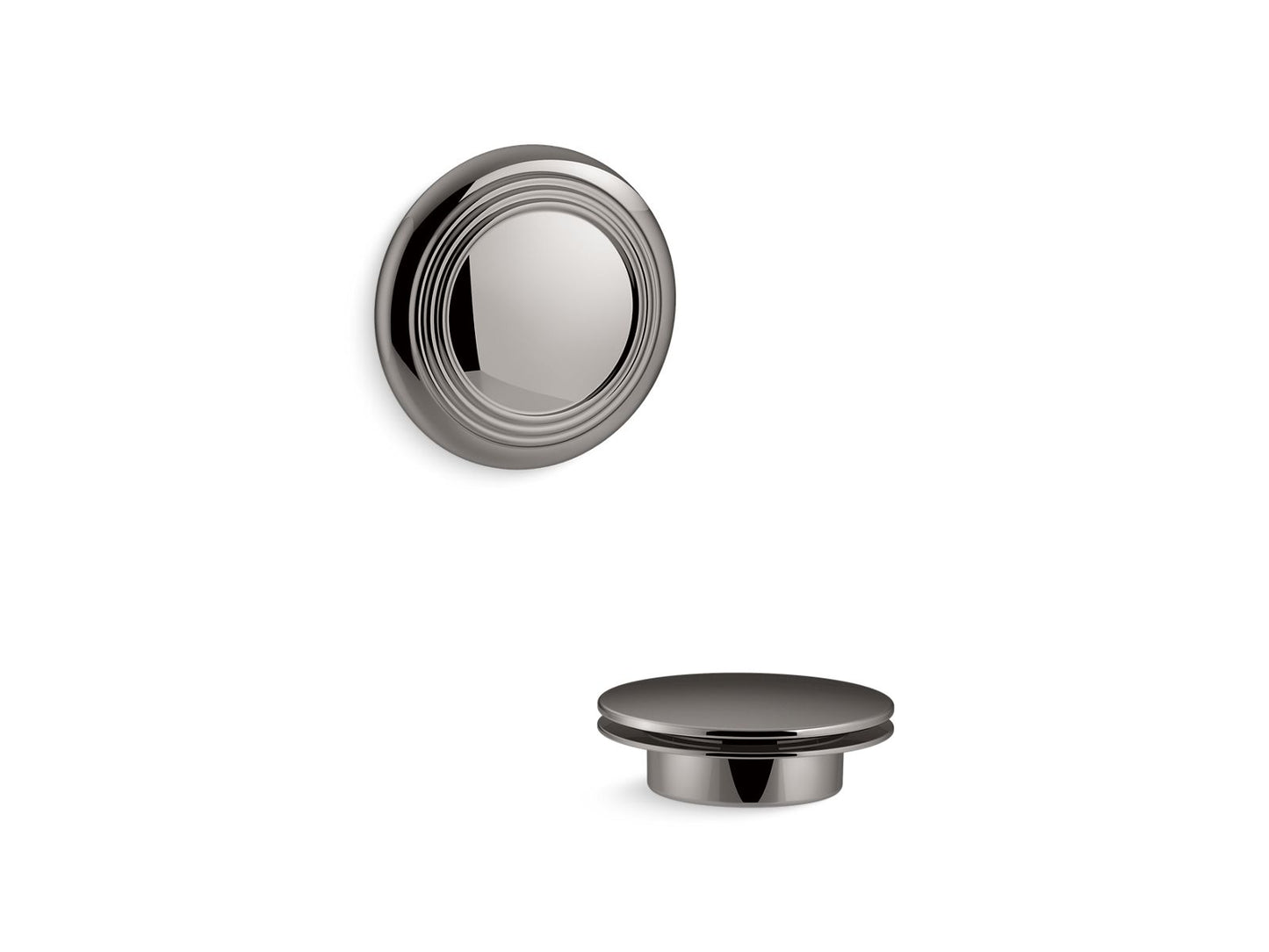 KOHLER PureFlo Bath drain trim - Vibrant Titanium, K-T37395-TT