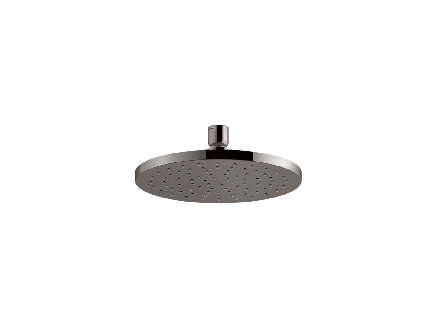 KOHLER Contemporary Round 8" single-function rainhead, 1.75 gpm - Vibrant Titanium, K-13688-G-TT