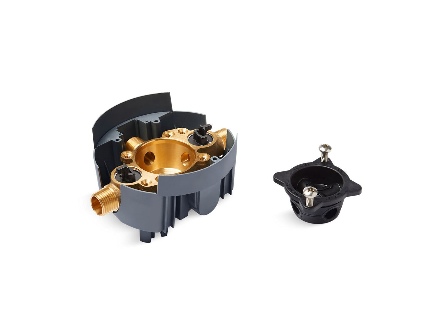 KOHLER K-8300-KS-NA Rite-Temp Valve body rough-in with service stops and universal inlets