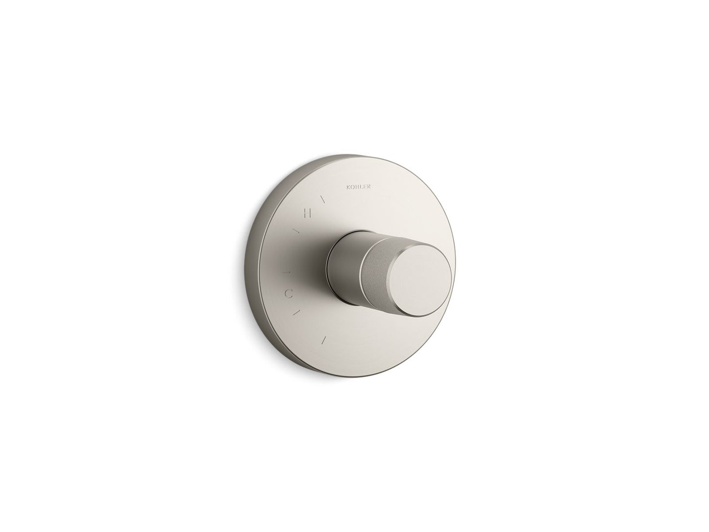 KOHLER Components Rite-Temp valve trim with Oyl handle - Vibrant Brushed Nickel, K-TS78015-8-BN