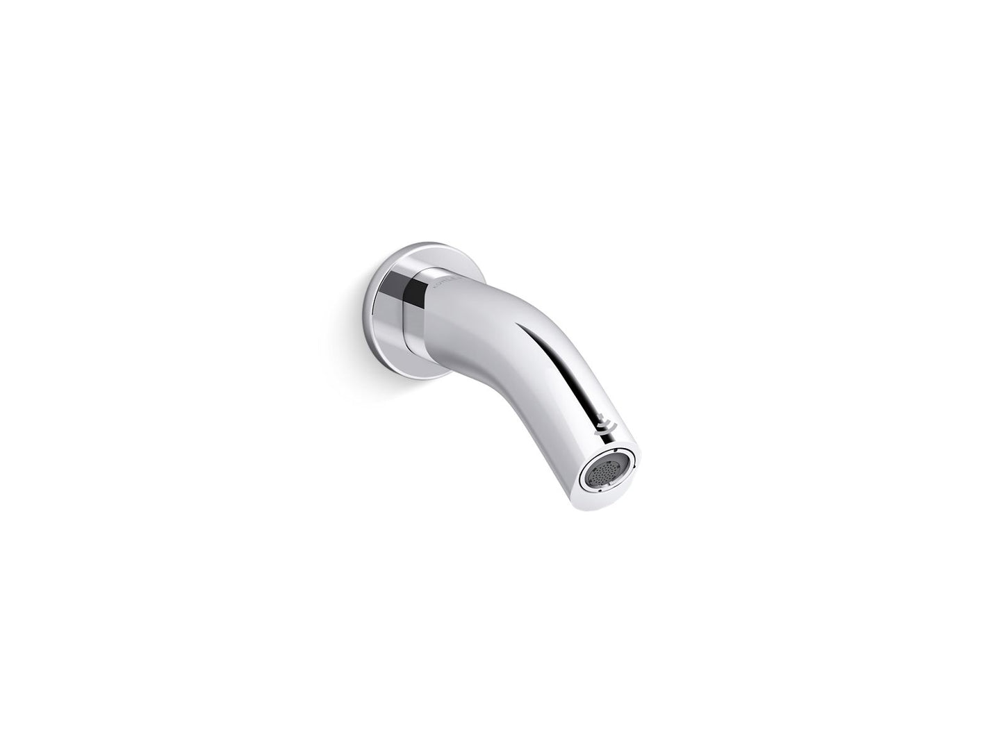 KOHLER Oblo Wall-mount touchless faucet with Kinesis sensor technology, DC-powered - Polished Chrome, K-124B16-SANA-CP
