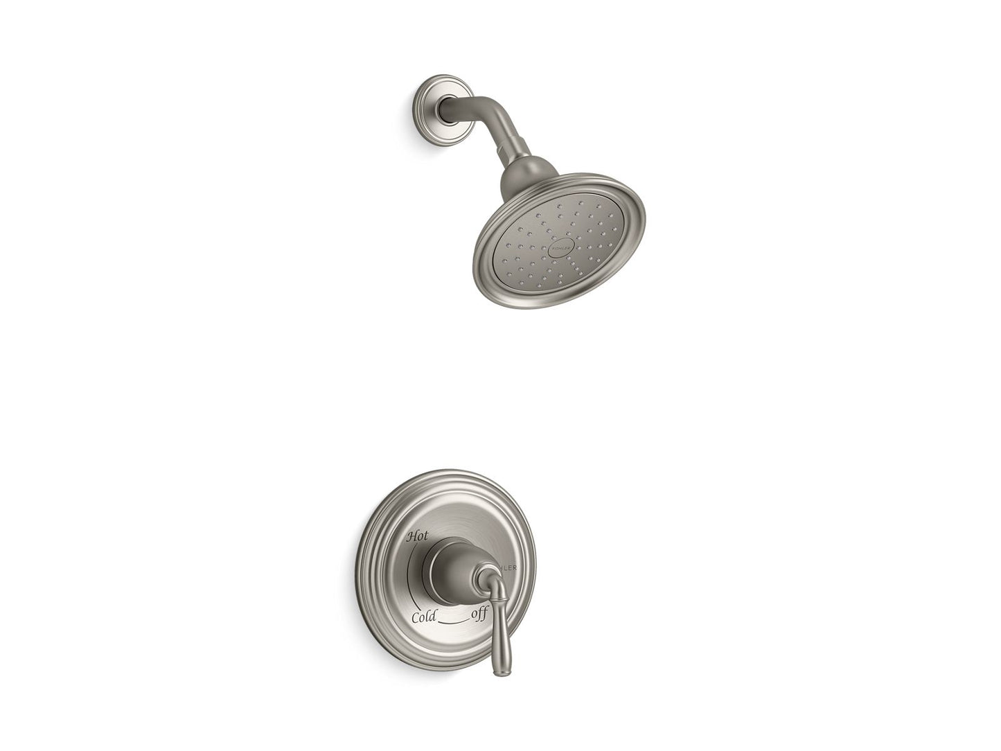 KOHLER K-TS396-4G-BN Devonshire Rite-Temp shower trim kit, 1.75 gpm - Vibrant Brushed Nickel