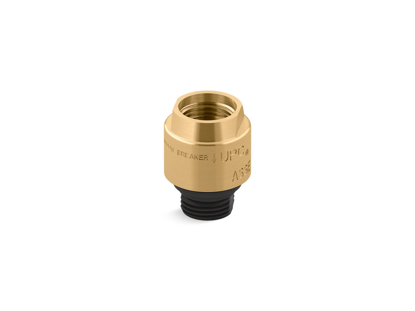 KOHLER Persona Vacuum breaker, 1/2" x 1/2" - Vibrant Brushed Moderne Brass, K-9660-2MB