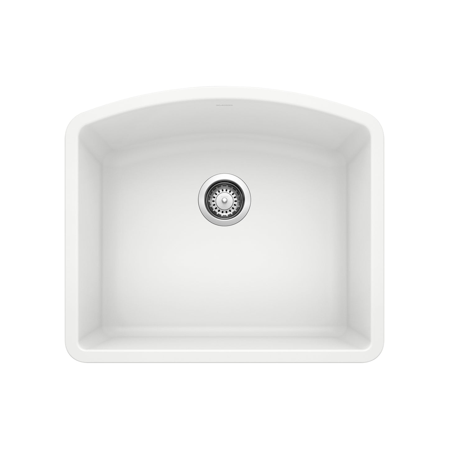 BLANCO 440175 Diamond Diamond SILGRANIT 24" Single Bowl Undermount Kitchen Sink - White in White