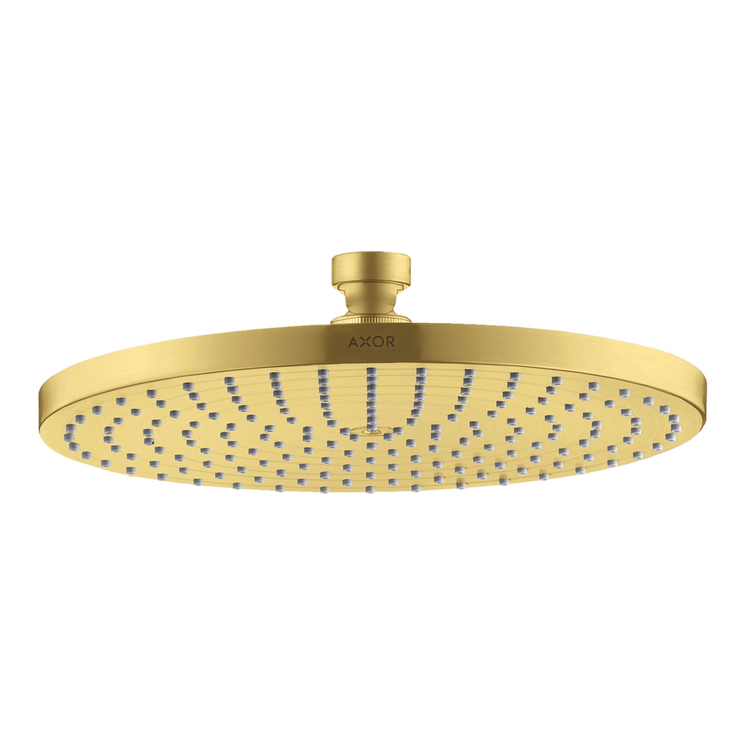 AXOR 28494251 Starck Showerhead 240 1-Jet, 2.5 GPM - Brushed Gold Optic