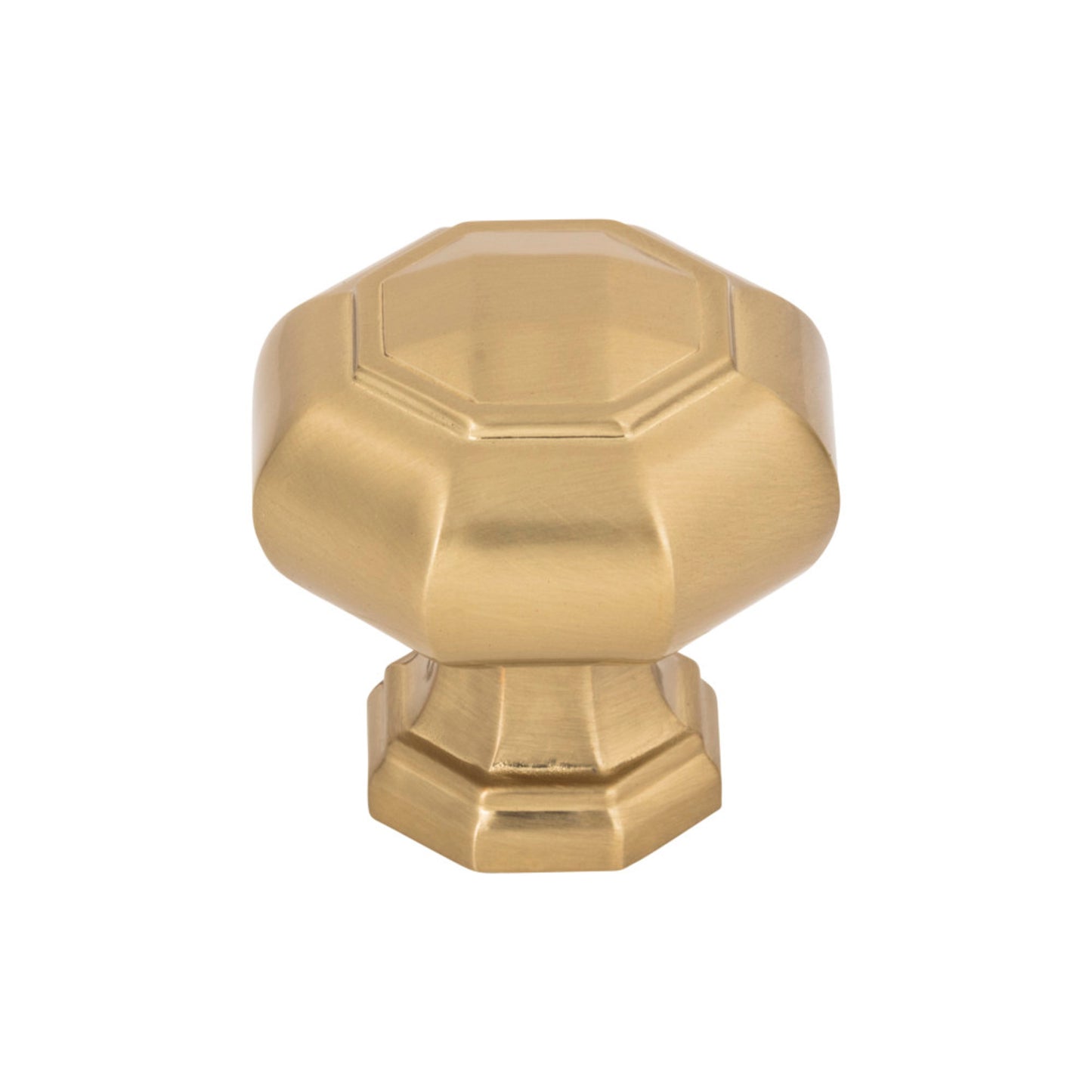 ATLAS 418-WB Royals 1 1/4" Diameter Round Knob - Warm Brass