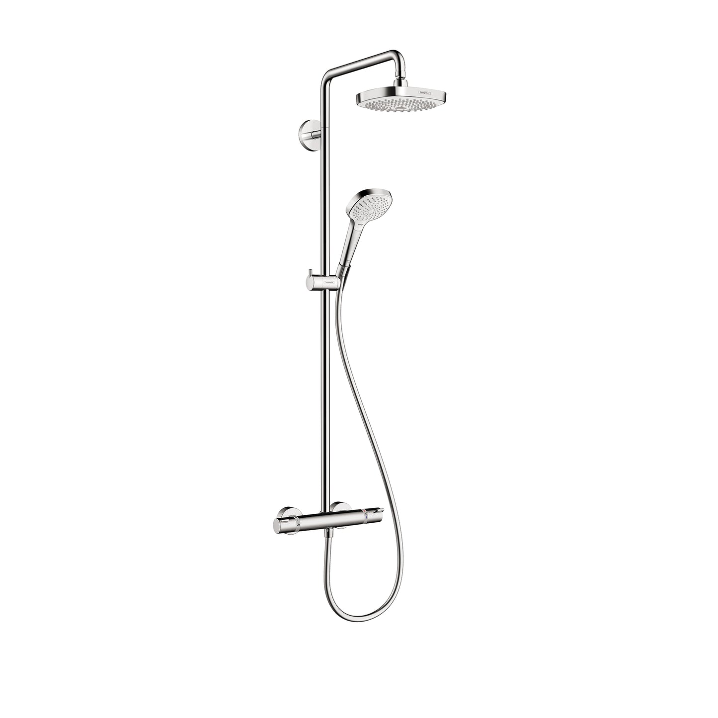 HANSGROHE 4698001 Croma Select E Showerpipe 180 2-Jet, 1.8 GPM in Chrome