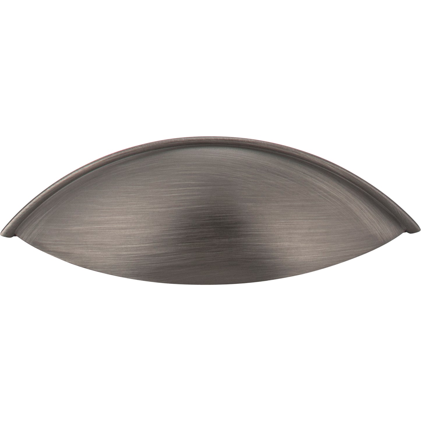 JEFFREY ALEXANDER 8236-BNBDL Bordeaux 96 mm Center-to-Center Cup/Bin Pull - Brushed Pewter