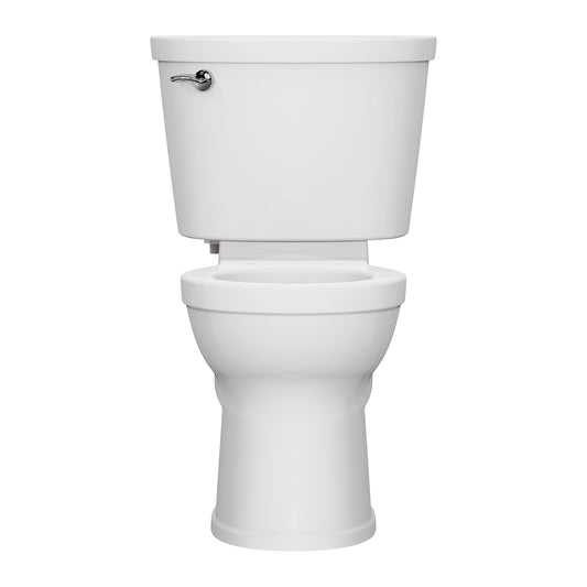 AMERICAN-STANDARD 211BA104.020, Champion PRO Two-Piece 1.28 gpf/4.8 Lpf Chair Height Round Front Toilet Less Seat in White