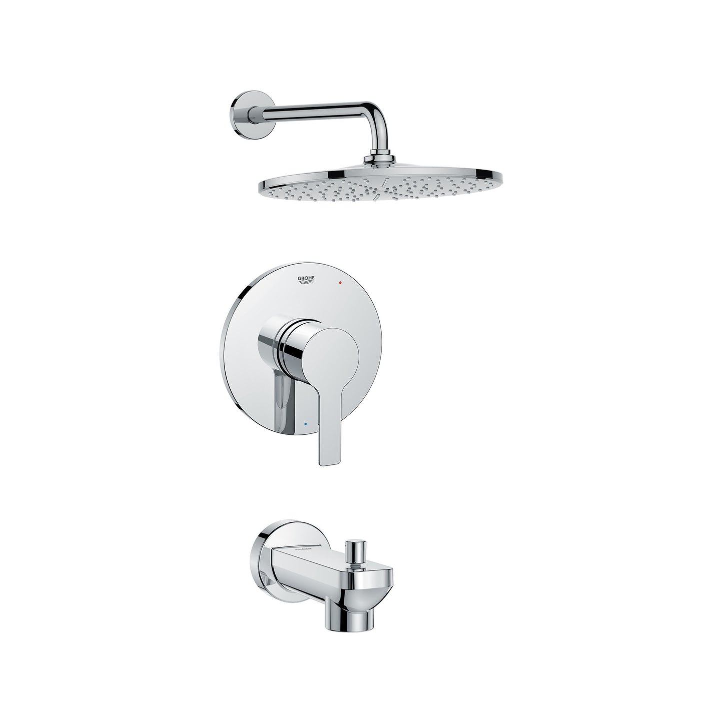 GROHE 1025240000 Lineare Pressure Balance Valve Tub/Shower Combo , Chrome