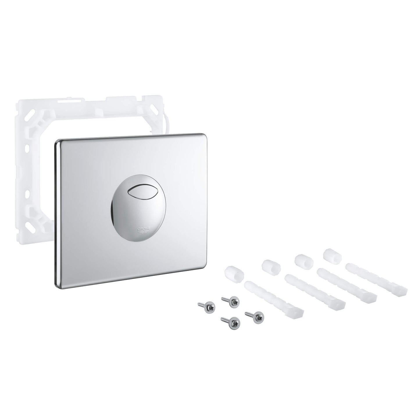 GROHE 42303000 Skate Chrome Wall Plate