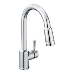MOEN 46200 Edgestone One-Handle Pulldown Kitchen Faucet In Chrome