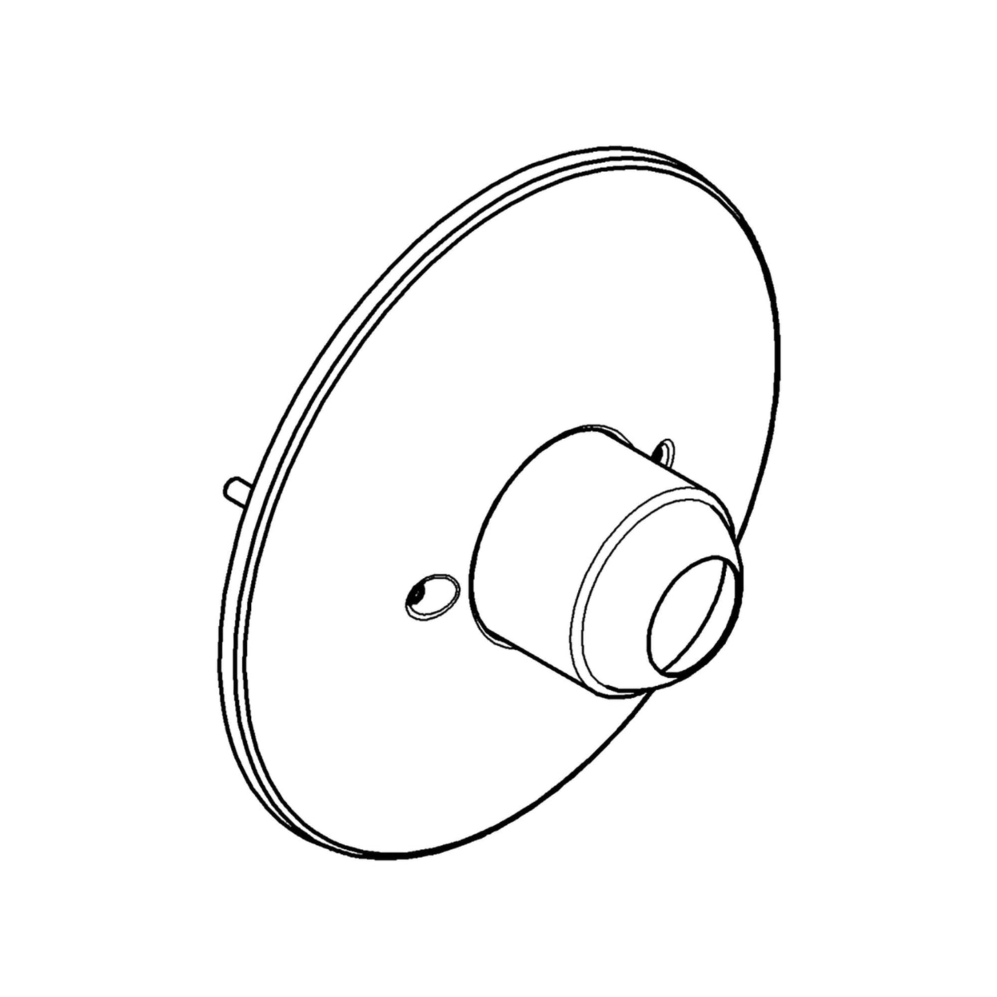 GROHE 47956000 Universal Chrome Escutcheon