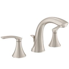 MOEN 5011SRN Seena Two-Handle Bathroom Faucet In Spot Resist Brushed Nickel