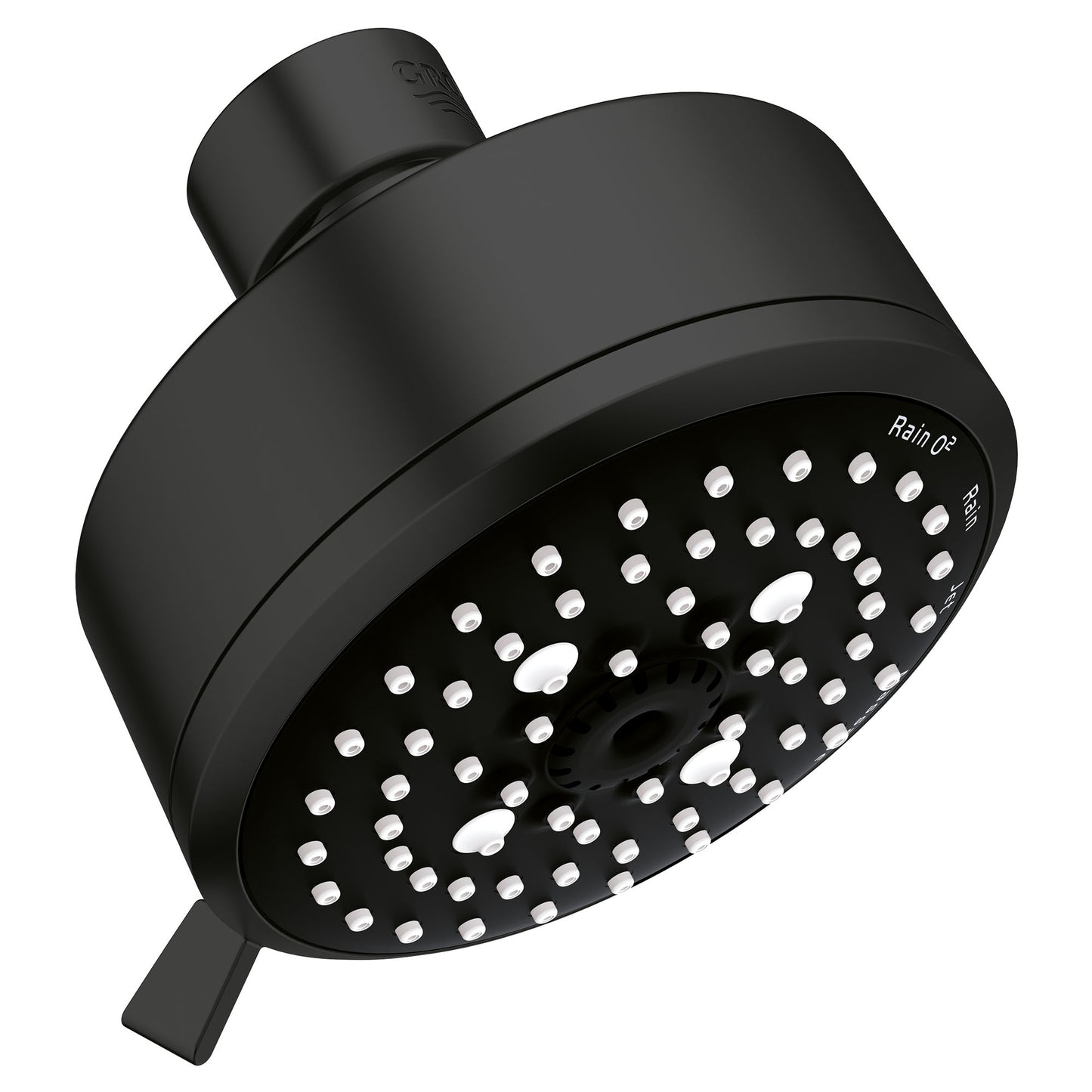 GROHE 260432431 100 Shower Head, 4" - 4 Sprays, 1.75 gpm , Matte Black