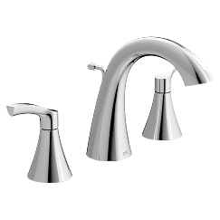 MOEN 58912 Ash Two-Handle High Arc Bathroom Faucet In Chrome