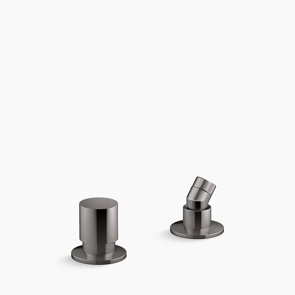 KOHLER Components Deck-mount handshower holder and two-way diverter valve - Vibrant Titanium, K-77989-TT