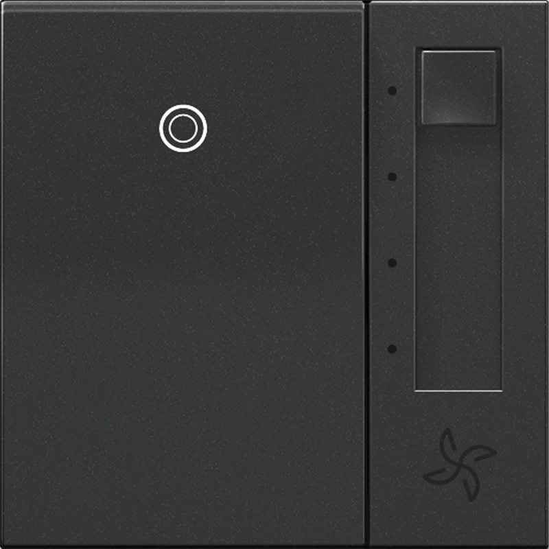 LEGRAND AAFN4S16AG4 ADORNE Paddle Fan Speed Control Switch, Graphite, with Microban