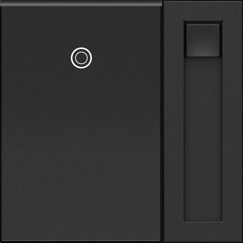 LEGRAND ADPD453LG2 ADORNE 450W CFL/LED Paddle Dimmer, Graphite, with Microban