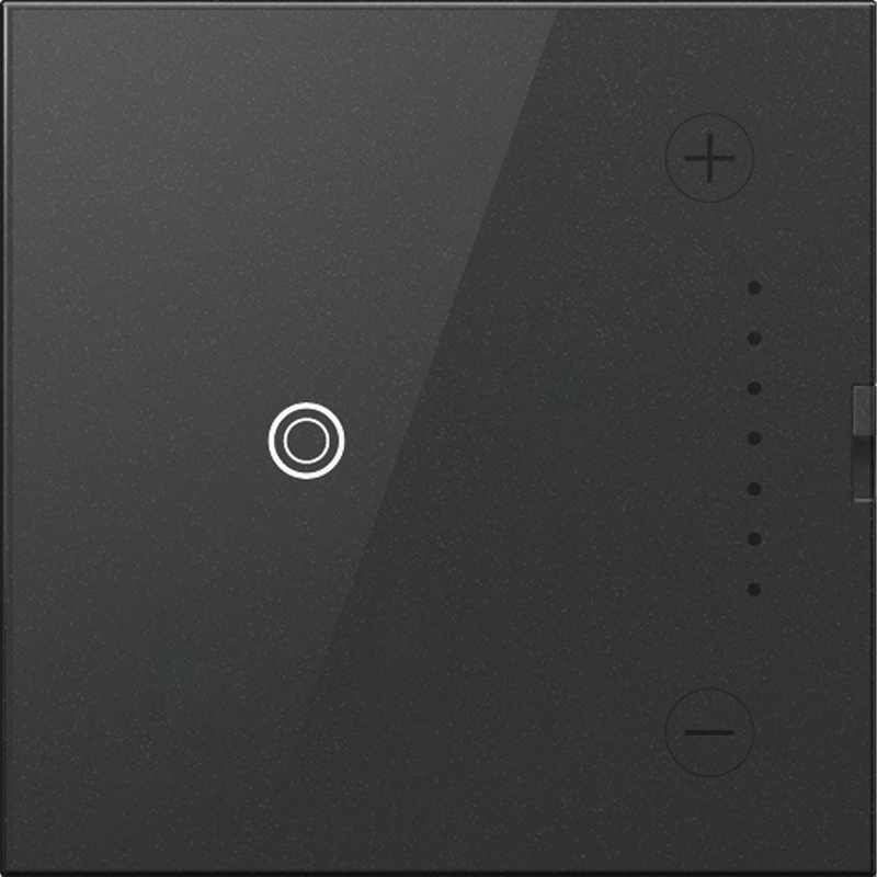 LEGRAND ADTH4FBL3PG4 ADORNE 0-10V Touch Dimmer, Graphite, with Microban