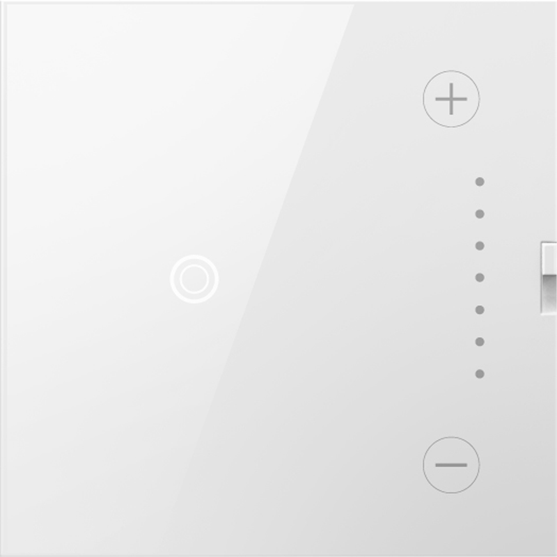 LEGRAND ADTH4FBL3PW4 ADORNE 0-10V Touch Dimmer, White, with Microban