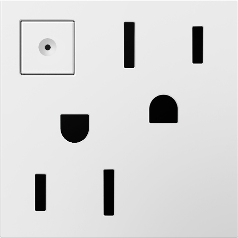 LEGRAND ARPS152W4 ADORNE 15A Energy-Saving On/Off Outlet, White